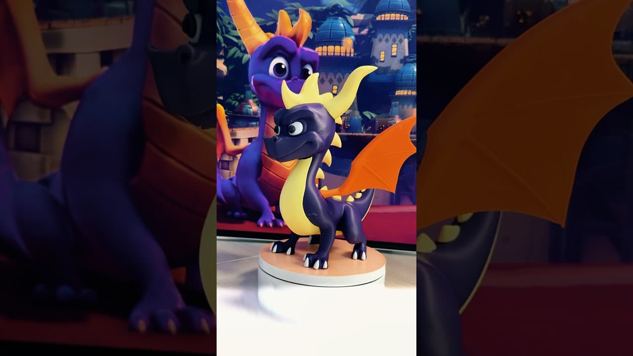 👉 Así monté a Spyro el Dragón en 3D 🐉🔥 #shorts