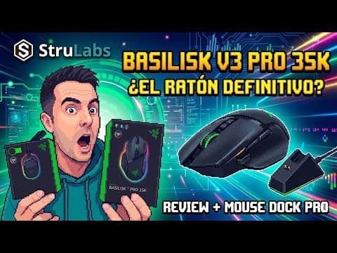 Razer Basilisk V3 Pro 35K | ¿EL RATÓN DEFINITIVO? Review + Mouse Dock Pro