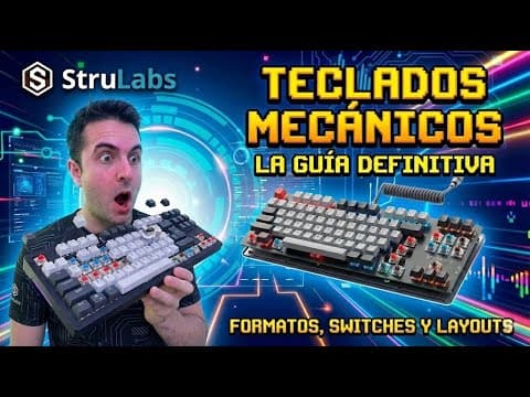 Teclados mecánicos: la guía DEFINITIVA (formatos, switches y layouts)